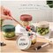 Overnight Oats Containers with Lids, Practical Muesli Container to Go, 10oz Glass Jars with Lids - Set of 4, Baby Food Containers, Chia Seed Pudding Jars, with Spoon and Marker